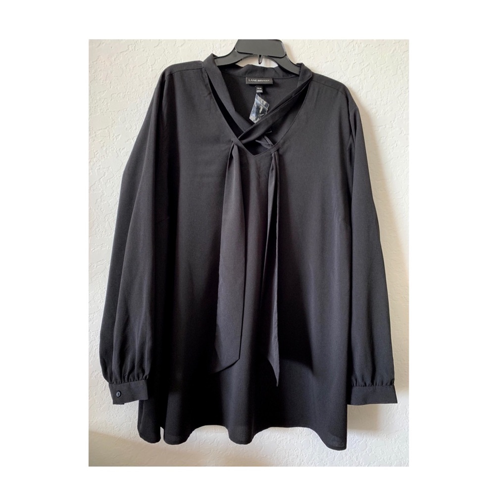 Long sleeve blouse (plus size)